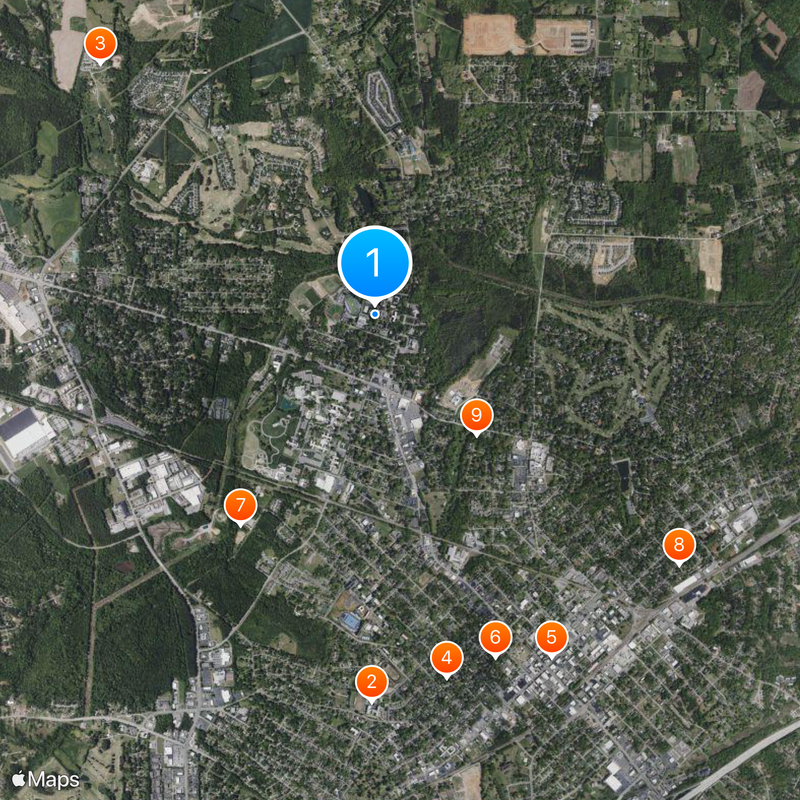 Catawba College Map
