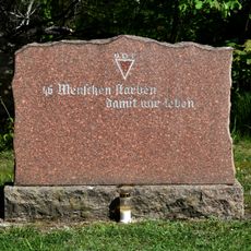 Memorial stone for the victims of fascism