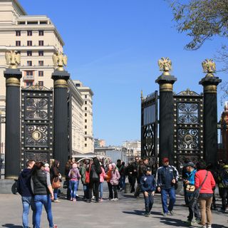 Fence of Alexandrovsky Garden, Moscow