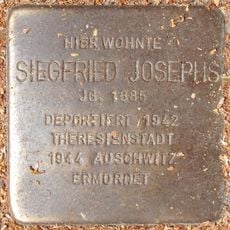 Stolperstein dedicated to Siegfried Josephs
