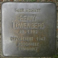 Stolperstein en memoria de Henny Löwenberg