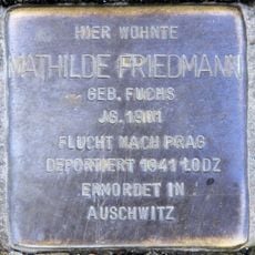 Stolperstein dedicated to Mathilde Friedmann