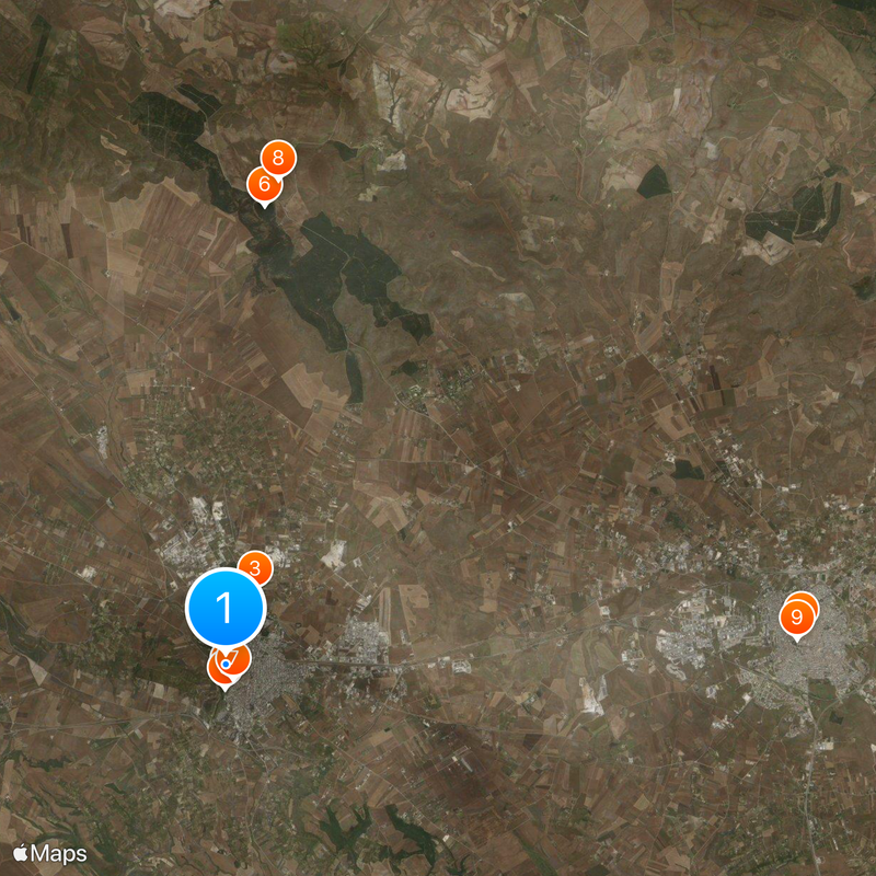 Ponte Acquedotto Mapa