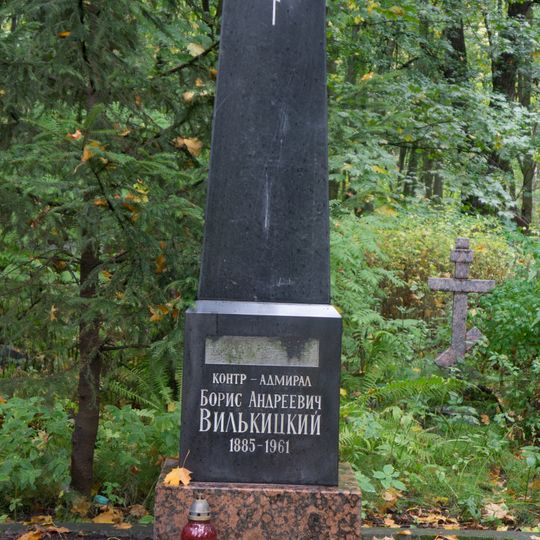 Могила Б.А. Вилькицкого , гидрографа