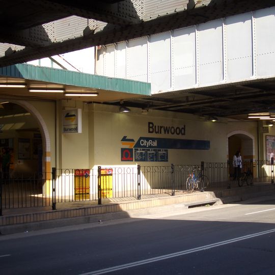 Burwood rail underbridge