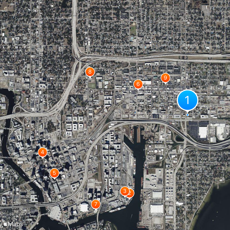 History of Ybor City Map
