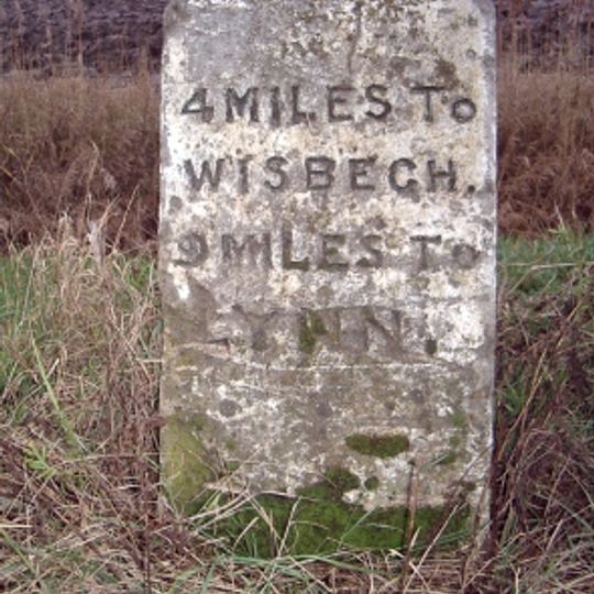 Milestone, opp. West Drove Farm