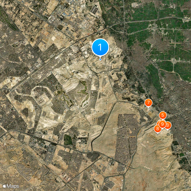 Pyramid of Djedefre Map