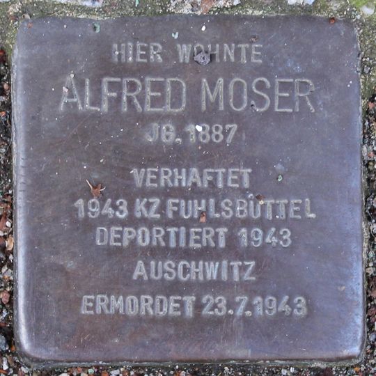 Stolperstein für Alfred Moser