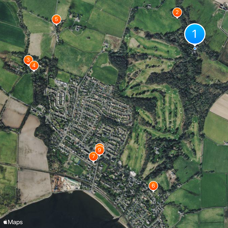 St Peter's Seminary Map