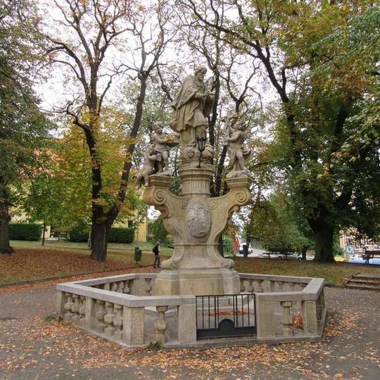 Sousoší svatého Jana Nepomuckého na Svatém Kopečku