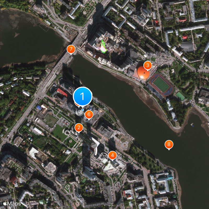 Boris Yeltsin Presidential Center Mapa