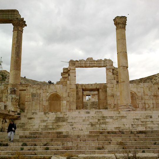 North theatre in Gerasa