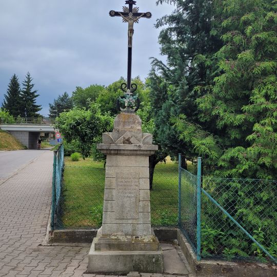 Kříž v Letohradě na náměstí Svobody