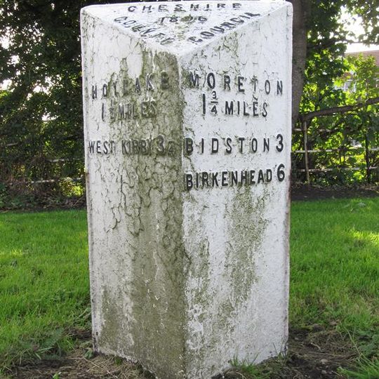 Milepost, SE of Fornall Bridge & Heron Road jct