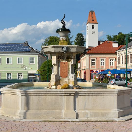 Brunnen am Hauptplatz, Aspang-Markt