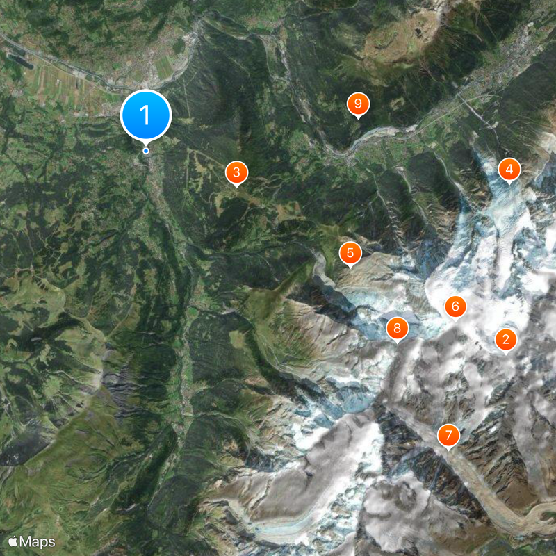 Saint-Gervais-les-Bains Mapa