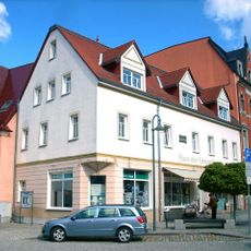 Wohnhaus Bartholomäus Ziegenbalg; Wohnhaus in halboffener Bebauung Ziegenbalgplatz 8