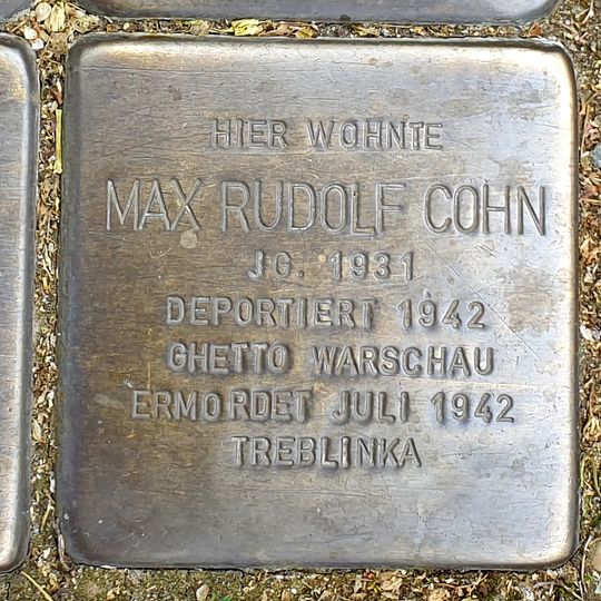 Stolperstein en memoria de Gertrud Cohn