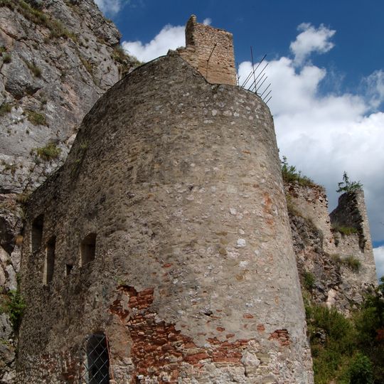 Hrad Lednica, bašta bránová