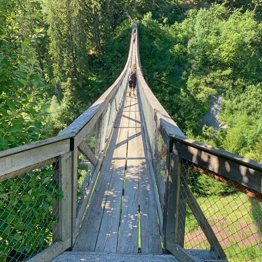 Hängebrücke Val Mutschnengia