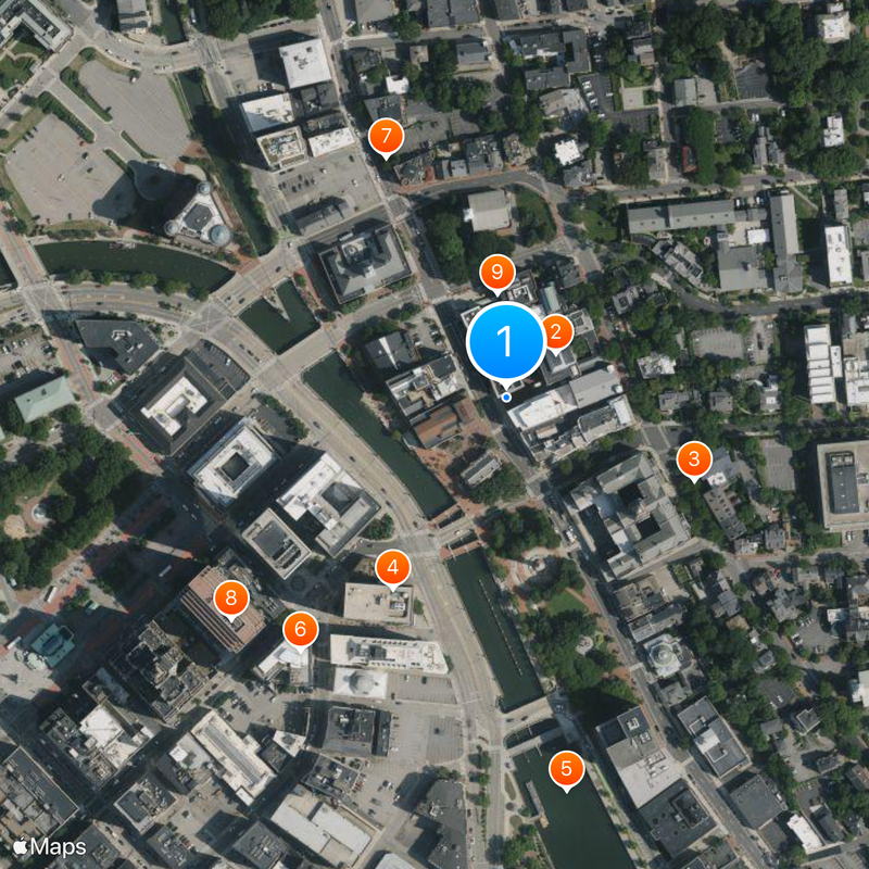 Rhode Island School of Design Map
