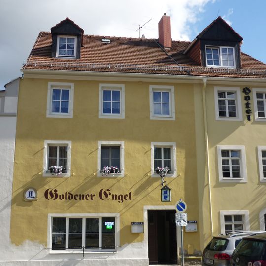 Goldener Engel; Gasthaus mit Anbauten Hugo-Keller-Straße 1