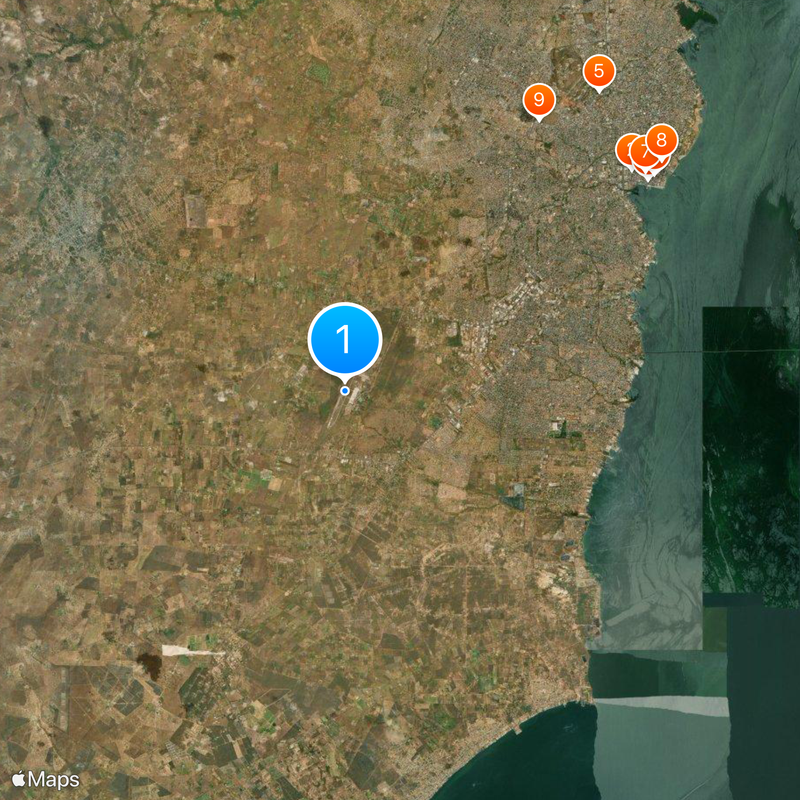 La Chinita International Airport Map
