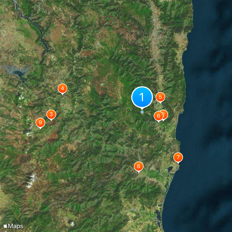 Ogliastra Map