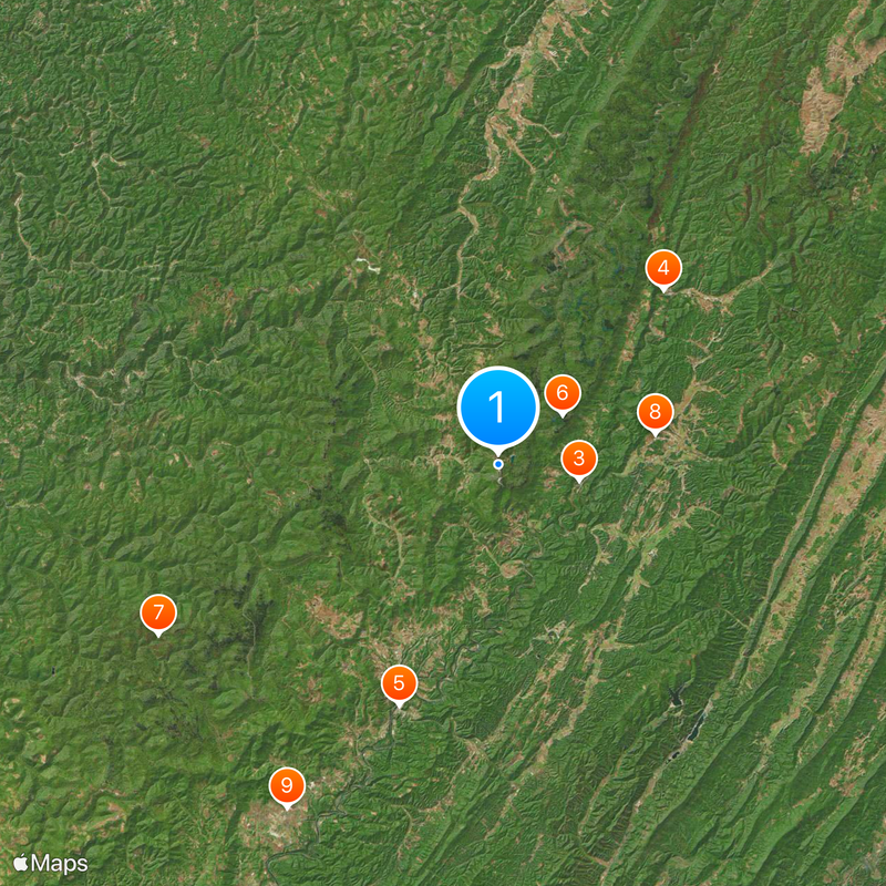 Snowshoe Mountain Map