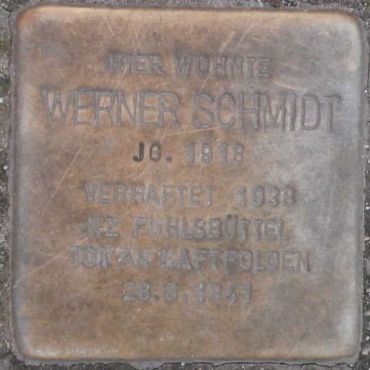 Stolperstein em memória de Werner Schmidt