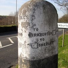 Guide Post At Junction With Riley Lane