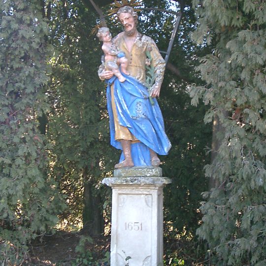 Figurenbildstock, sog. Blauer Josef