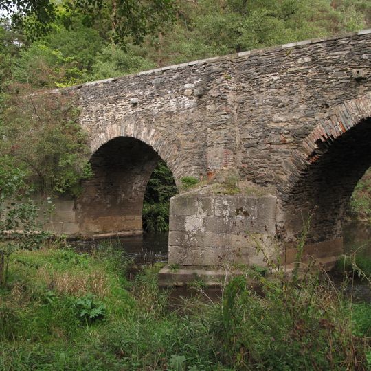 Stone bridge in Rabštejn nad Střelou