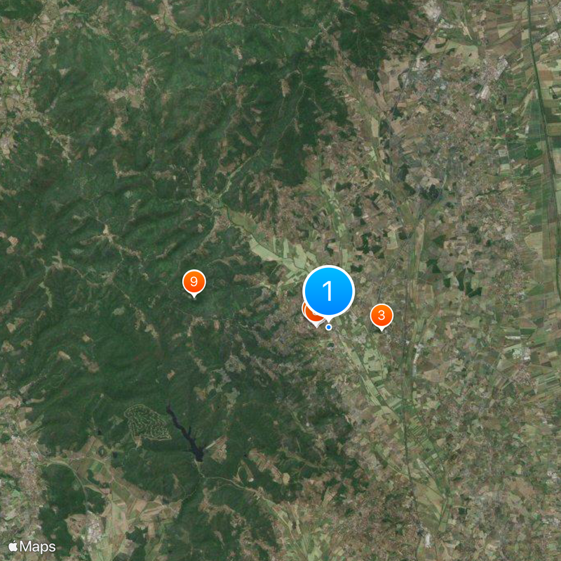 Monte San Savino Map