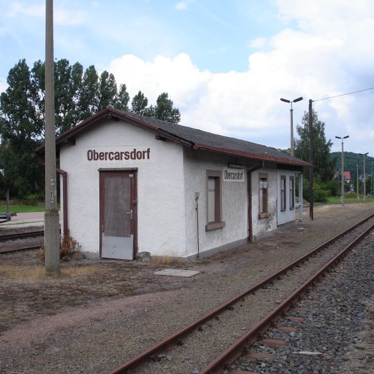 Sachgesamtheitsbestandteil der Sachgesamtheit '''Weißeritztalbahn''' im OT Obercarsdorf Dresdner Landstraße -