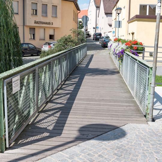 Eisensteg, sogenannter Ausflusssteg