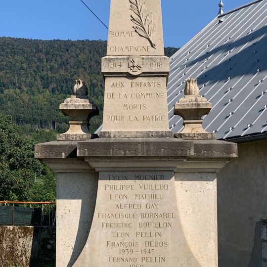 War memorial of Brénaz