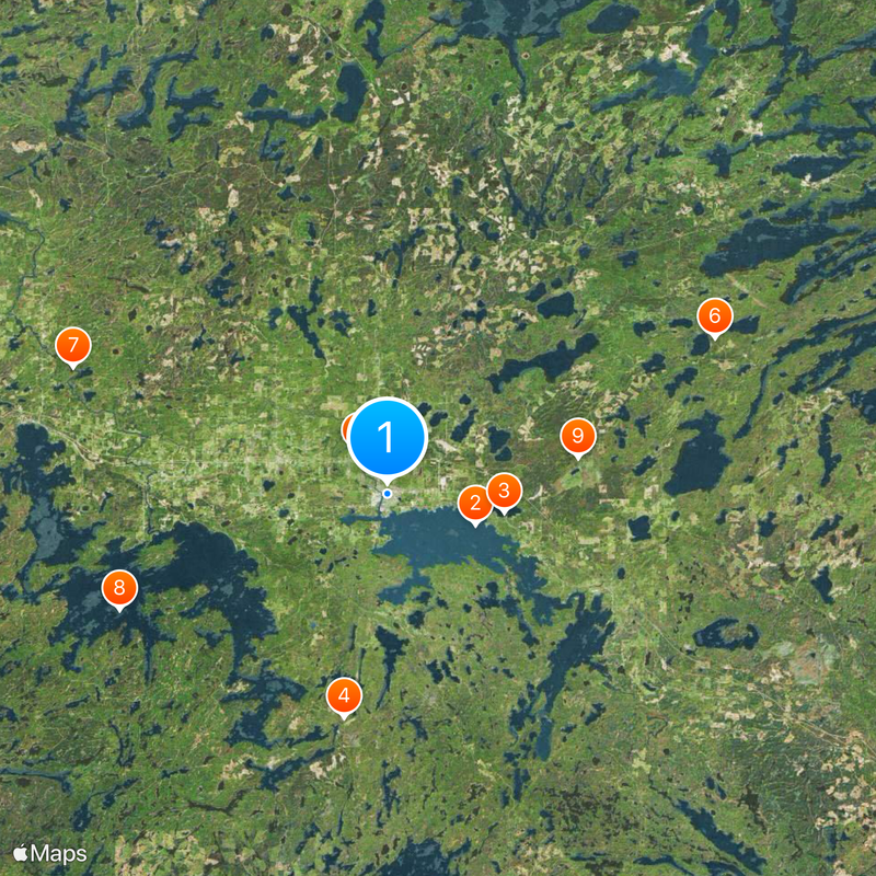 Dryden Map