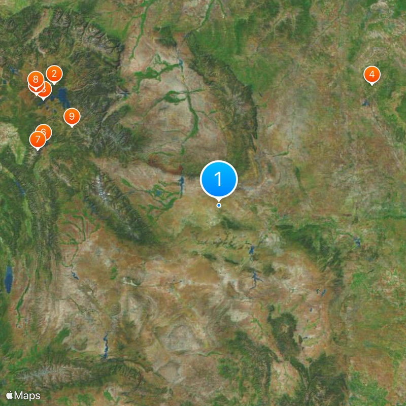 Wyoming Map