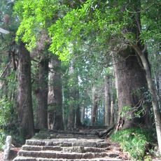 Heilige plaatsen en pelgrimsroute in het Kii-gebergte