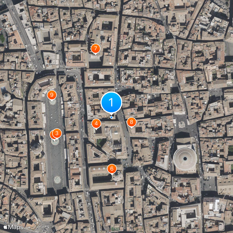 Contarelli Chapel Kaart