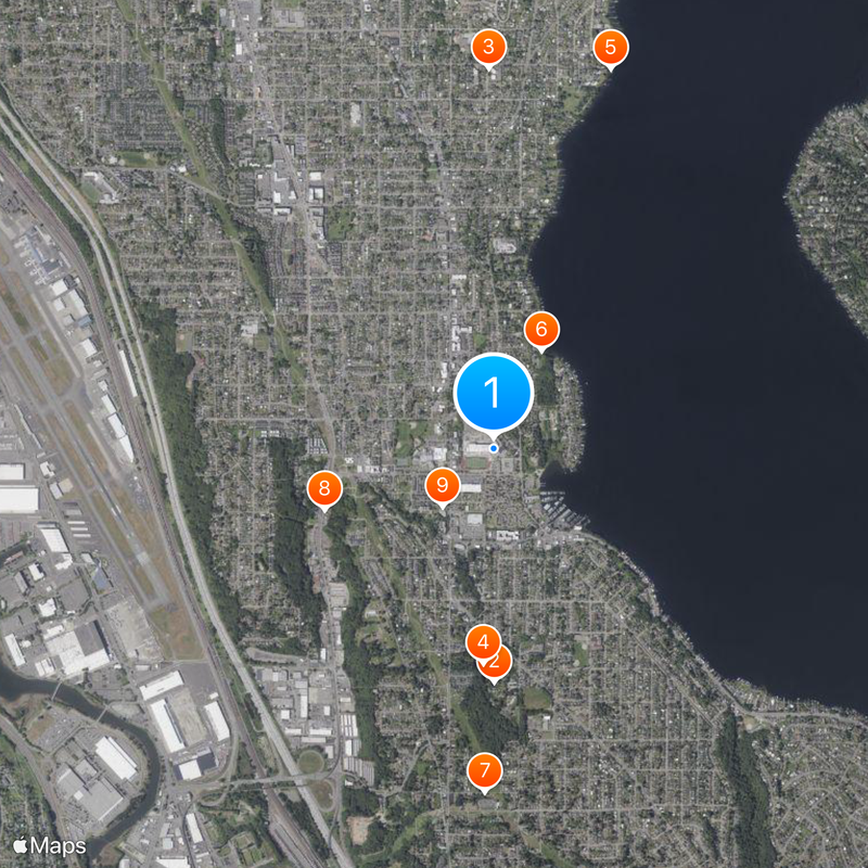 Rainier Beach High School Map