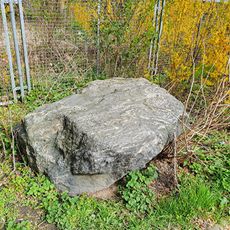 Glacial erratic rock in Mascovstraße, Leipzig-Anger-Crottendorf