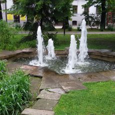 Fountain with statue Volavky
