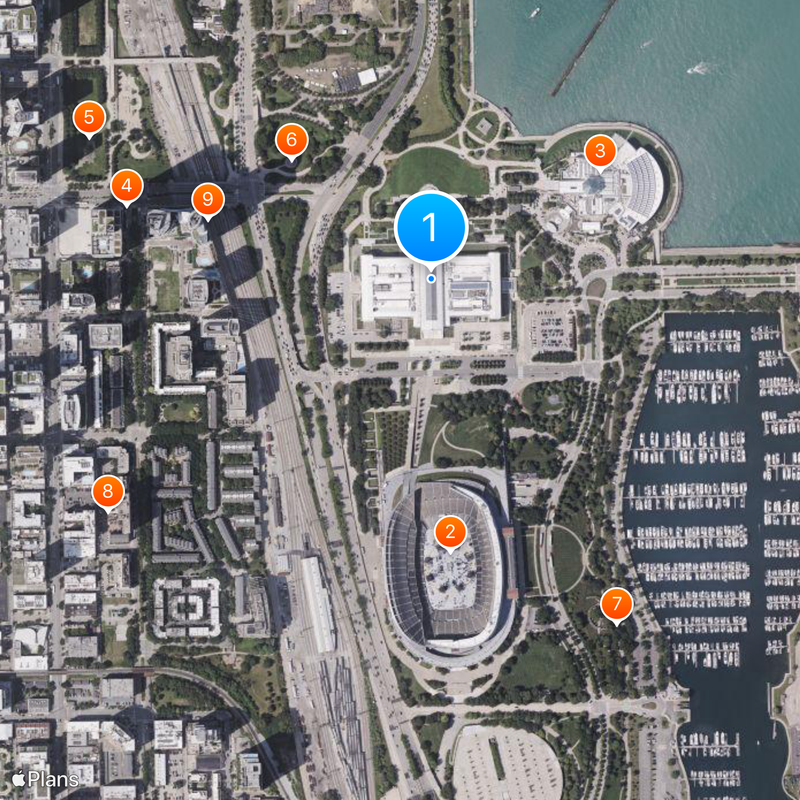 Field Museum of Natural History Map