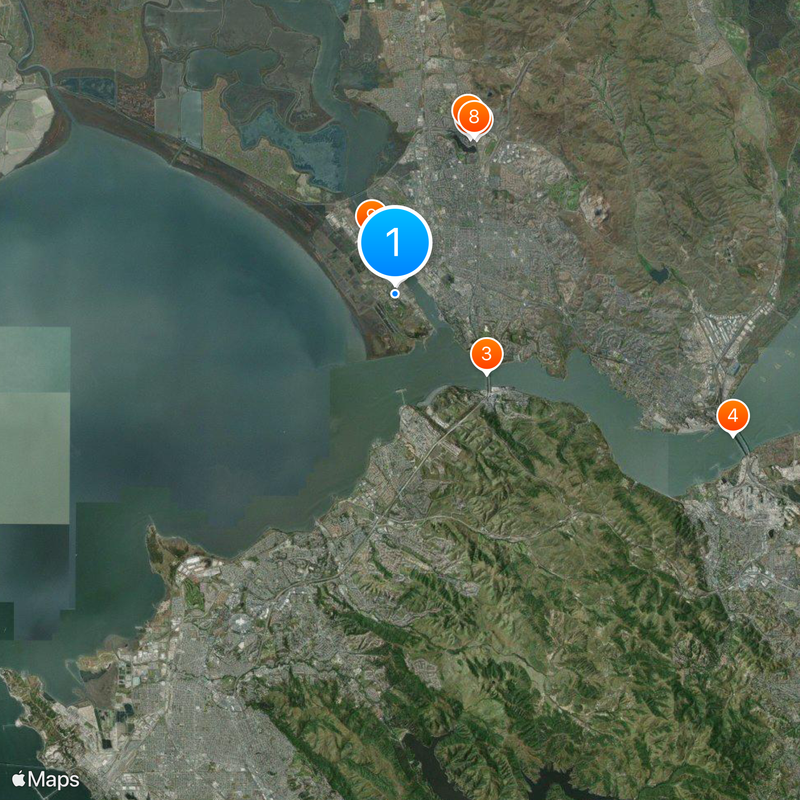 Touro University California Map