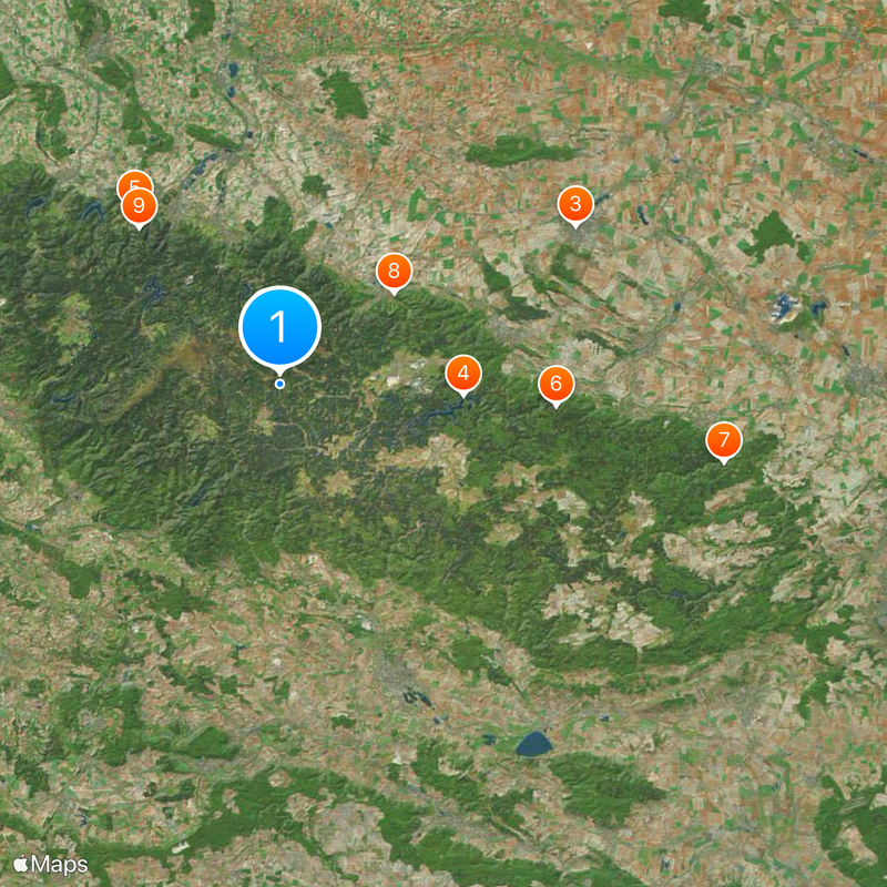 Harz Map