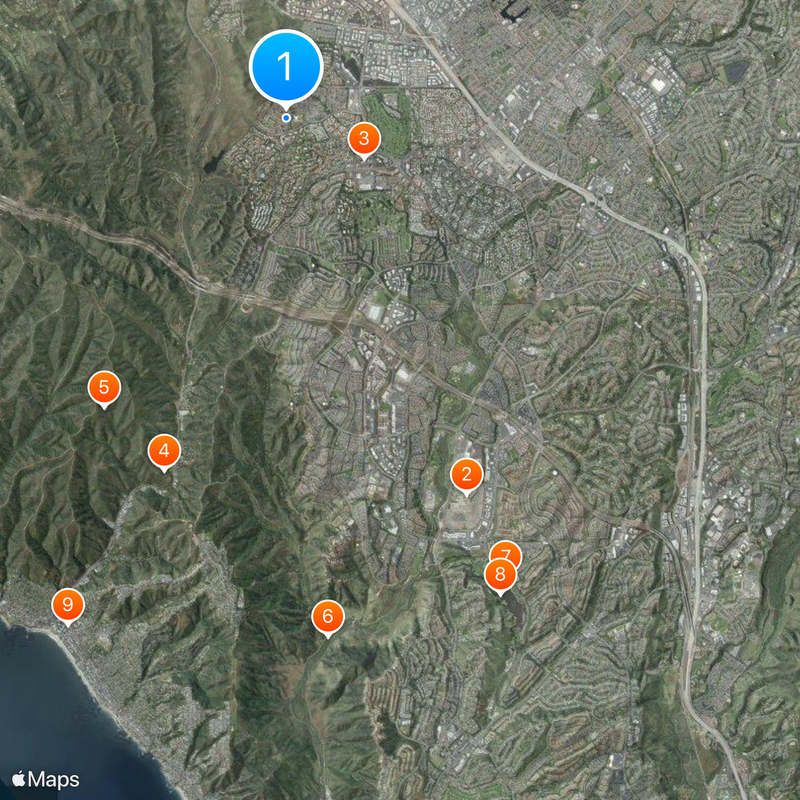 Aliso Viejo Map