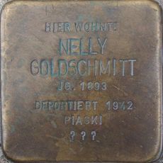 Stolperstein à la mémoire de Nelly Goldschmitt
